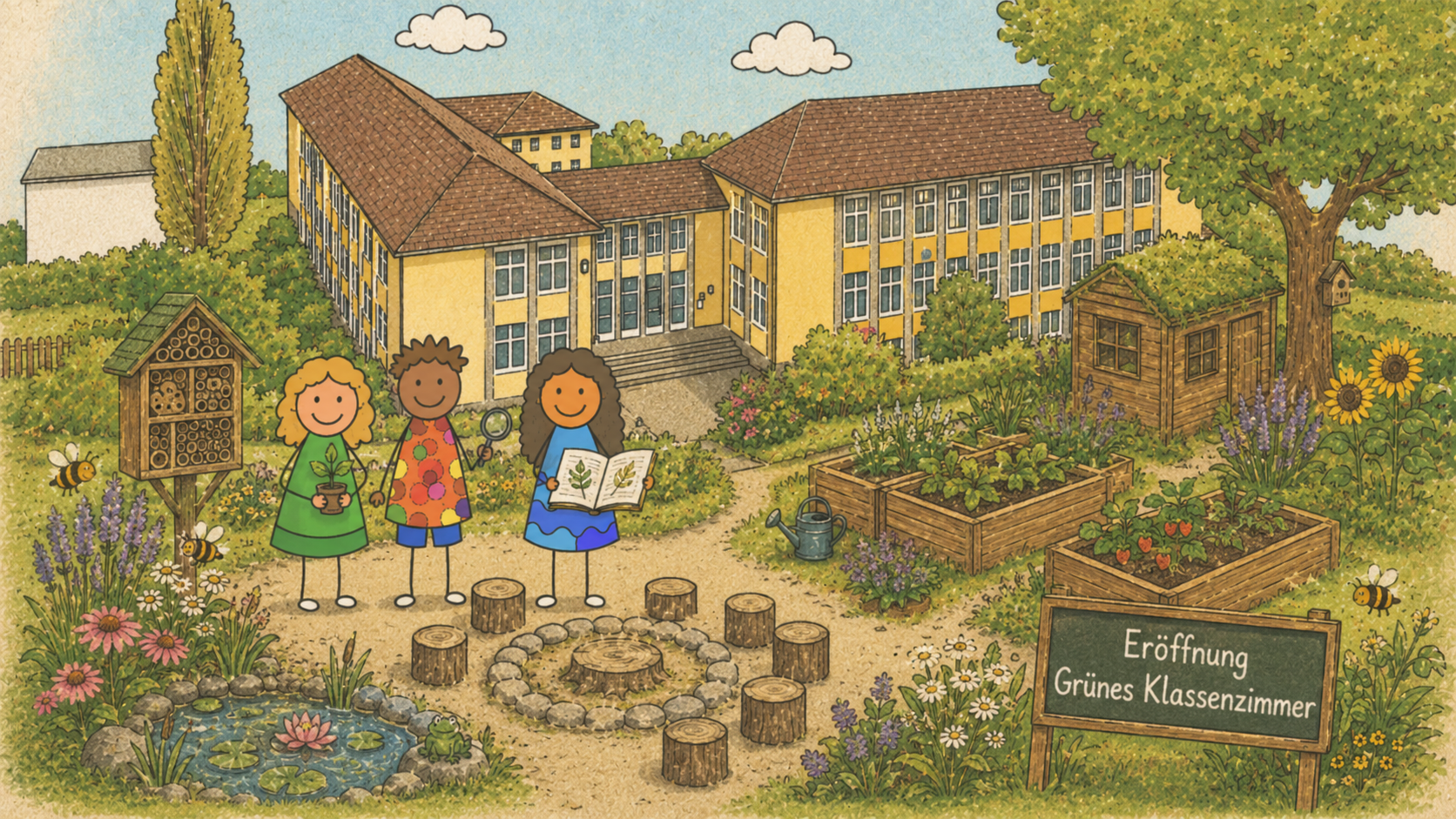 Eröffnung des Grünen Klassenzimmers im Mai 2026